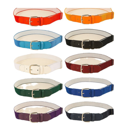 Cross-border explosion softball baseball belt multicolor outdoor sports golf students elastic elastic belt belt wholesale