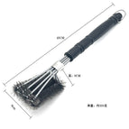 Four-head wire brush