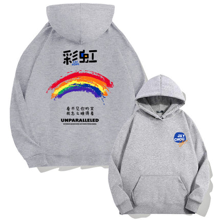 Jay Chou Song Fans Hooded Sweats for Men and Women Autumn Teenagers Fashion Brand Loose Shoulder Long Sleeve Top