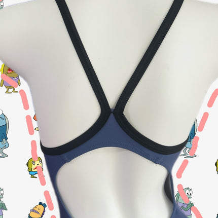 2025 New Swimsuit for Women, High-End Racing One-Piece Triangle Slimming Look Belly-Covering Swimsuit for Swimming Pools, Original
