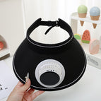 [candy hat solar model] black / Adjustable
