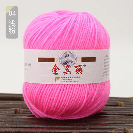 Jin Sanli acrylic baby line hand woven shoes cushion bag scarf diy hook shoes cushion wholesale specials