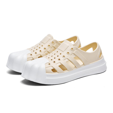 Shell head hole shoes men and women new couple's trail shoes sandals and slippers non-slip wading outdoor beach shoes wholesale