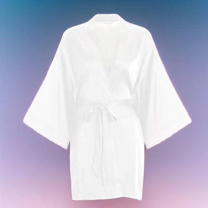 Aura* Romantic Pure Lust Style Ice Silk Pajamas for Women Spring and Summer Sexy Bow Suspender Nightgown with Breast Pads