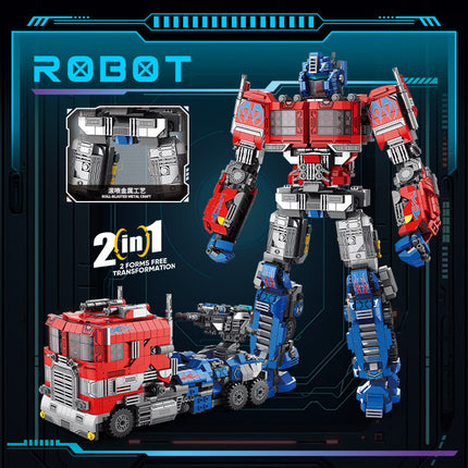 Deformation Optimus Tian Lele Brothers 8847 Boys and Girls Gift Robot Children's Toy Assembled Building Blocks Wasp Mecha