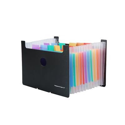 New 13-grid bill storage folder material storage bag multi-layer self-built index attribute folder desktop vertical bag
