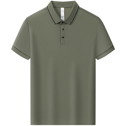 165 grams of ice-sensitive breathable dynamic pearls POLO shirt overalls short sleeve lapel diy group company factory clothing tooling