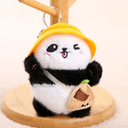 About 12cm/44g / Hat panda pendant-yellow