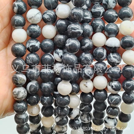 Live explosions natural round beads loose beads diy jewelry accessories string beads personality Miscellaneous Stone semi-finished products spot wholesale