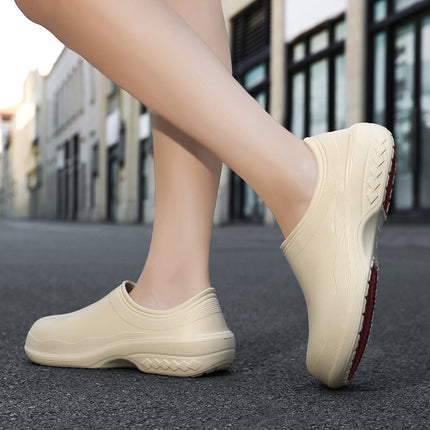 Wholesale Chef Shoes Waterproof, Non-Slip, Waterproof, Four-Season Wear, Canteen Hotel Special Kitchen Work Shoes, High-End Labor Protection Shoes
