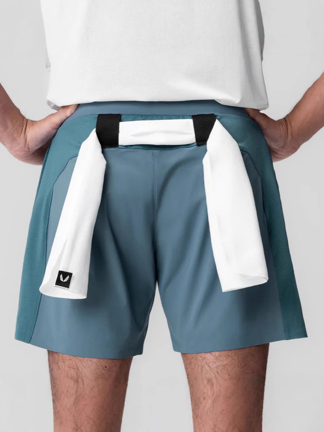 Cross-Border Export Men's Pure Color Sports Shorts Summer Outdoor Fitness Training Running Sports Three-Point Shorts