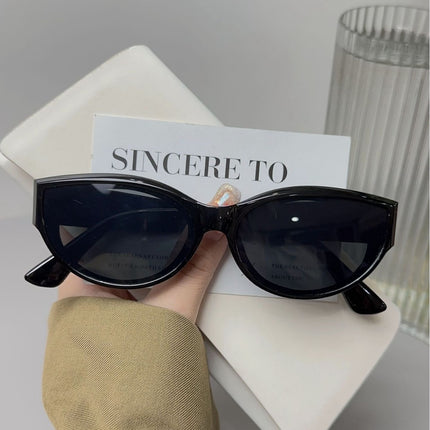 Cross-Border European and American Sunglasses for Men, Anti-Uv 2023 New Sunglasses for Women, Retro Cat-Eye Fashion Glasses Trendy