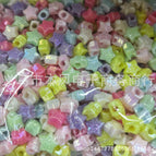 Mixed color random ab plating / 42#9mm smiley five-pointed star, about 2200 pieces/catties