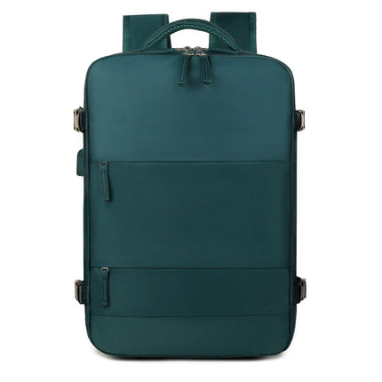 Multi-layer storage backpack dry and wet separation with shoe warehouse outdoor travel backpack USB interface business computer bag