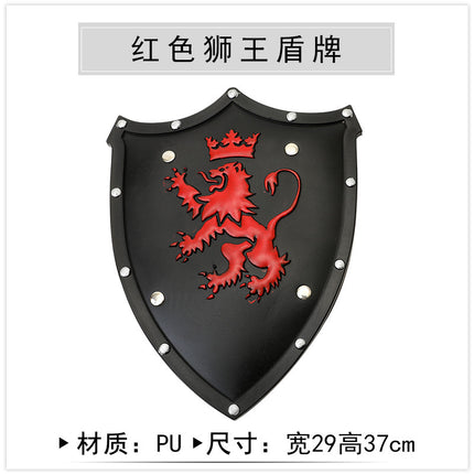 Ancient Roman Samurai Props Medieval Helmet Plastic Weapon Props Greek PU Sword Dagger Shield Knife
