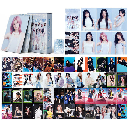 Korean Star 55 Boxed Small Cards Stray (g) I-Dle Ive Ateez Collection Lomo Cards Cross-Border