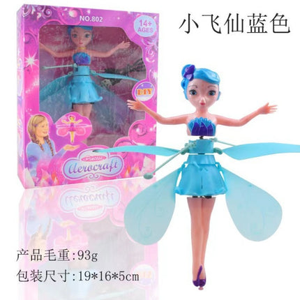 New electroplating flying violent bear induction aircraft suspension induction aircraft luminous aircraft children's toys
