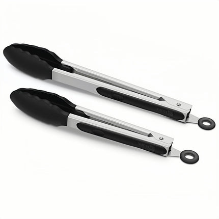 black silicone clip / pince silicone noire