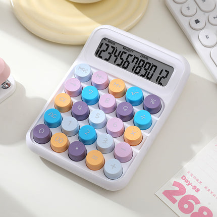 Voice Calculator High Color Value Gradient Portable Computer 12-Bit Large Screen for Office Examination
