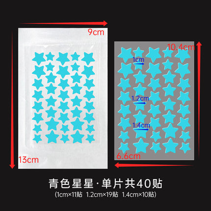 New Colored Student Cute Colloidal Dopamine Mask Acne Removal Anti-Acne Day and Night Fading Double-Effect Acne Patch Acne Patch