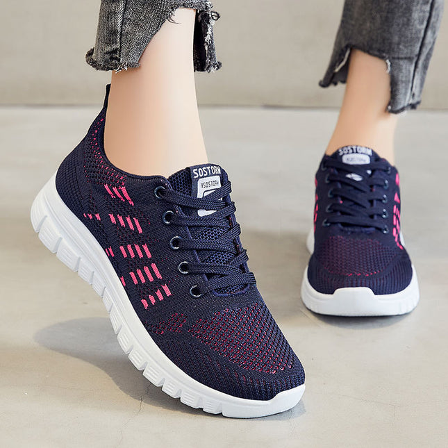 Women's Sneakers 2026 Summer New Style Foreign Trade Women's Shoes Wholesale Fashionable Running Shoes Soft Sole Comfortable Cross-Border Women's Shoes