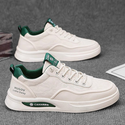 Slip-On Men's Shoes, Summer Trendy Versatile Sports White Flat Shoes, Soft Sole, Breathable and Thin Putian Casual Trendy Shoes