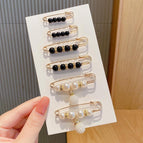 6 piece set black and white