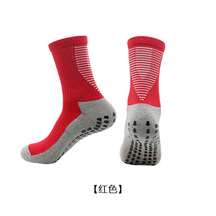 Customized Anti-Slip Football Socks, Elite Training Socks, Towel-Soled Mid-Calf Socks, Sweat-Absorbent Sports Socks, Quick-Drying