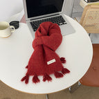 Wool handmade whiskers red