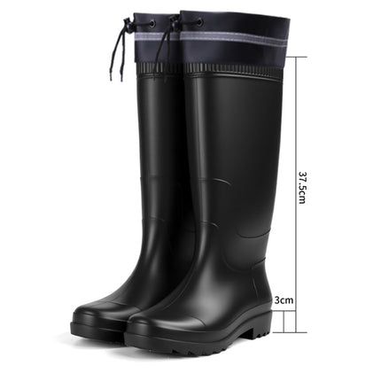 2025 Cross-Border Men's Non-Slip Thickened Wear-Resistant New Rain Boots, Fashionable Outdoor Fishing Shoes, Long Waterproof Boots for Men