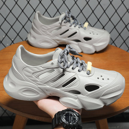 Men's Summer New Sandals, Non-Stinky Foot Hole Shoes, Popular Fashionable Casual Shoes, Hollow Breathable Single Shoes