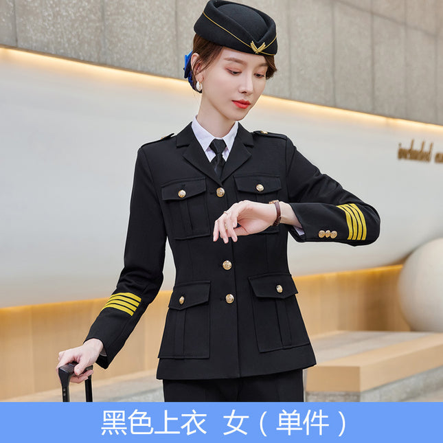 Explosive Spring and Autumn Security Work Clothes Suit Real Estate Sales Department Concierge Suit New Security Property Image Post Uniform