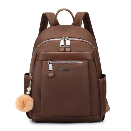 Cross-border Backpack New Travel Lightweight Bag Western Style Women's Travel Oxford Cloth Backpack Student Schoolbag