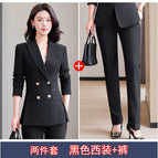 Black suit + 7858 black pants / S