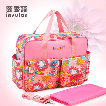 Multifunctional Cross-Body Mommy Bag for Pregnant Women, Fashionable Waterproof Mother and Baby Bag, Portable Maternity Bag, Mother Bag Cross-Border