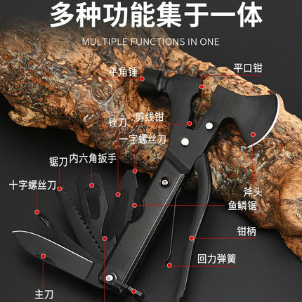 Factory direct supply multi-function axe hammer portable outdoor tool car life-saving hammer broken window hammer multi-function hammer