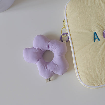 Korean Style Ins Style Original New Hollow Cream Flower Pendant Cute Milk Huhu Creative Bag Hanging Ornaments