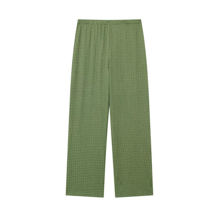 Foreign trade cross-border supply wholesale European and American wind texture hanging neck collar jacket 5039492 texture pants 5039347