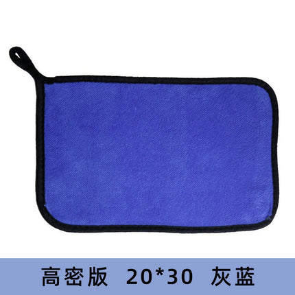 Customized Logo Gym Cleaning Company Hot-Stamped Promotional Glass Cleaning Towels for Interior Surfaces Without Leaving Marks, Advertising Gift Towels
