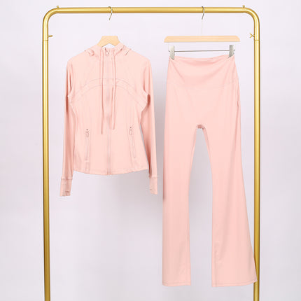 Lulu Df Stand-Up Collar Jacket Short Coat Tight-Fitting Stand-Up Collar Stretch Jacket with Gold Zipper Fitness Yoga Wear