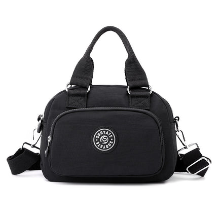Lightweight waterproof nylon cloth bag casual messenger bag new versatile small square bag trendy women's shopping handbag
