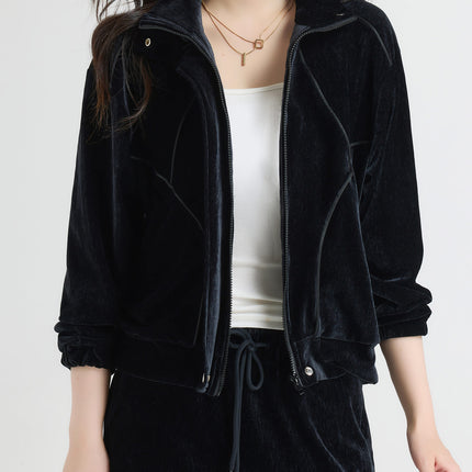 American Trendy Brand Jacket for Women 2025 Autumn and Winter New Loose Retro Handsome Casual Stand-Up Collar Jacket Top