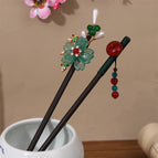 Two-piece set [landscape ink plum wind]]