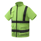 [two holes] fluorescent green singlet / S