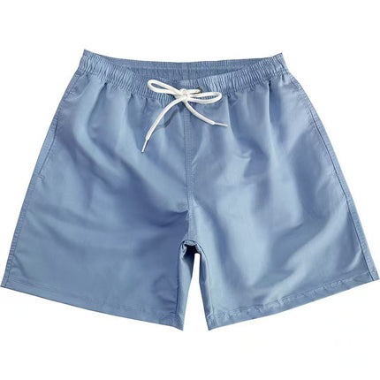 Men's Quarter Beach Pants Casual Seaside Three-Quarter Pants Swimming Shorts Loose Boxer Briefs