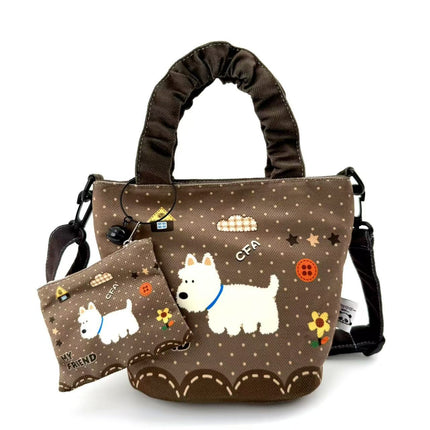 New Girls Handbag Storage Bag Cute Lunch Box Bag Handbag Mother Bag Korean Cartoon Bag Hand Bag