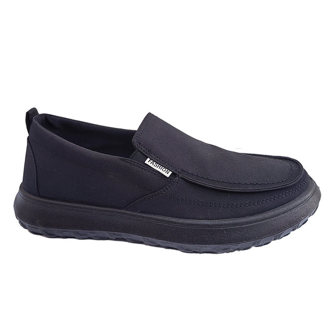 47 Extra Large Size Men's Shoes with Widened Forefoot, Flat Soft-Soled Canvas Shoes, Casual Old Beijing Style Shoes for Middle-Aged and Elderly Dads