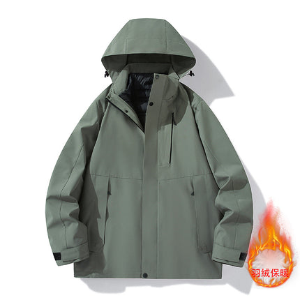 Winter Outdoor Three-In-One Jacket Women's 2025 New down Liner Outdoor Mountaineering Windproof and Waterproof Jacket