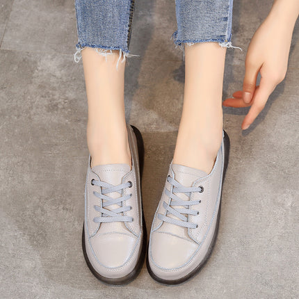 Cross-Border Spring and Autumn Back-To-School Season White Sneakers Trendy Shoes Korean Style Soft-Soled Casual Shoes Comfortable Shallow-Mouthed Single Shoes Sneakers