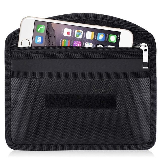 New cross-border mobile phone signal shielding bag waterproof fireproof zipper 7 inch car shielding key case RFID set